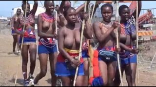 Zulu African dance Umkhosi Womhlanga Day 5 short clip