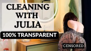 100% Transparent | Cleaning With Julia