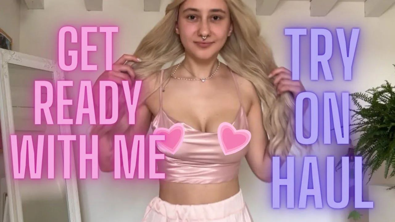 4K Try On Haul Get Ready With Me See Through And No Bra Side  