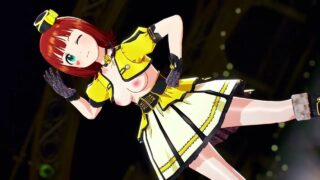 Animation MMD R-18 Starmaster Dreaming! Amami Haruka Low Angle from start