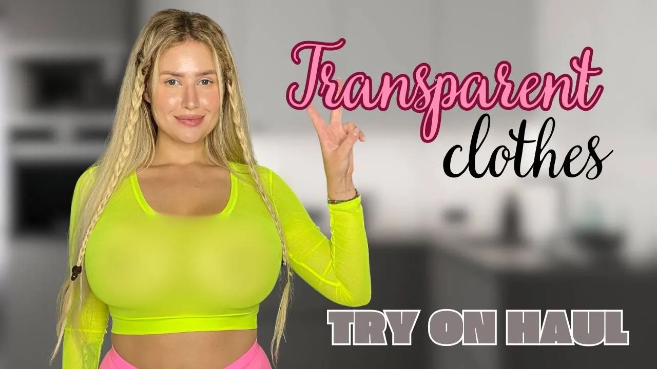 4K] Merelins Transparent Clothing Review - YTboob