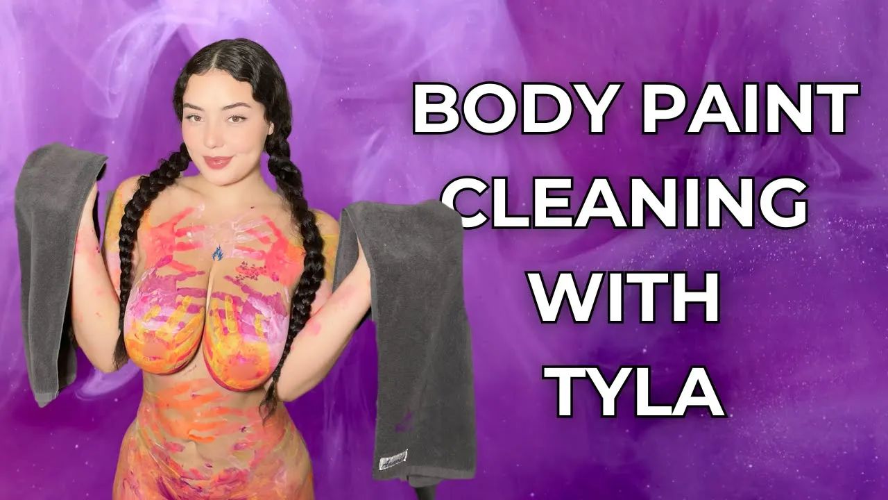 Tyla Body Art Cleaning Mirror Boobs In Whole Video As Well As Some Bending  Over. 0:00 - YTboob