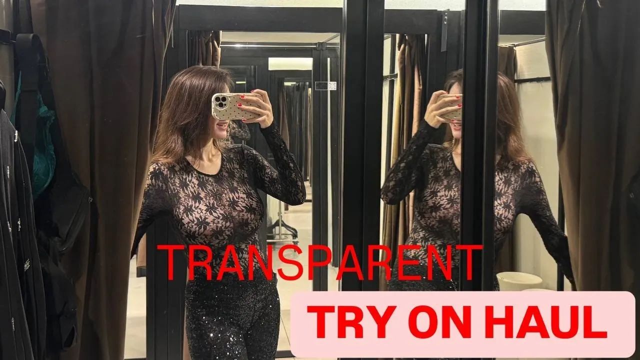 4k Try On Haul With Helga Transparent No Bra 1 01 YTboob 