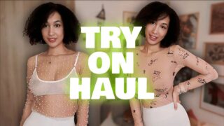 TRANSPARENT TRY ON HAUL with Solange 0:21