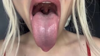 tongue fetish again (NO NUDITY, full disclosure) 0:01