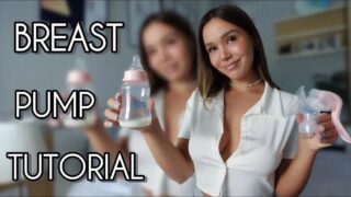 Breastfeeding with Lola | Tips & Breast Pump Tutorial | boobs 0:21