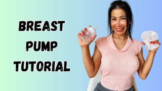 [4K] Breastfeeding Tutorial with Asian milf ThaiGodess 0:18, both tits and massage at 0:38