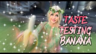 Cutting a Banana in Body Art: A Colorful Slice of Creativity at 0:00
