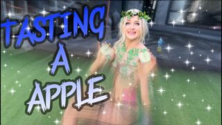 Cutting an Apple in Body Art: A Colorful Slice of Creativity at 0:00