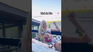Body paint 🎨 no bra no panties blonde 👱‍♀️ #shortvideo at 0:00
