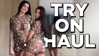ROCKING A BLACK DAISY PRINT DRESS | TRY ON HAUL