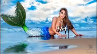 Summer photo shoot with mermaid. Part 1. Boobs start @1:37 and much more all during the video