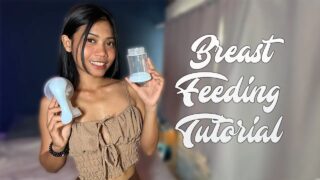 [4K] Breastfeeding Guide with Lil Europe | Great tits cute girl 0:15, switch sides at 0:37,