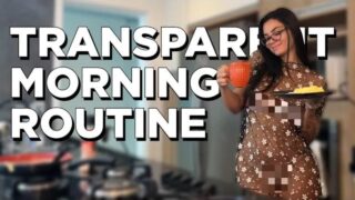 EASY MORNING ROUTINE WITH A BRAZILIAN BREAKFAST | TRANSPARENT ROUTINE