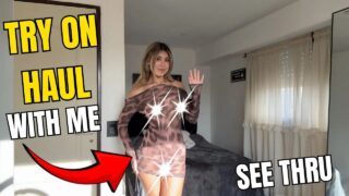 Maddie 4K | Transparent Summer Fashion Try On Haul 0:00 mild blur fully nude at 0:04, 1:06. Sheer outfits the rest of the time. Very sexy