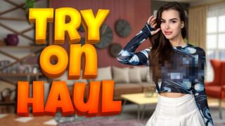 [4K] Try-On Haul: Sheer Outfits | No Bra Look Vixy 1:00 totally sheer top