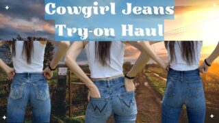 Cowgirl Jeans Try-on Haul Kate Clark – Pokies and cameltoe throughout 0:47, 0:57, 1:37, 2:00, 3:30, 4:37 no nudity but sexy