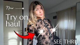 TRY ON HAUL 4K | Transparent Summer Fashion Try On Haul