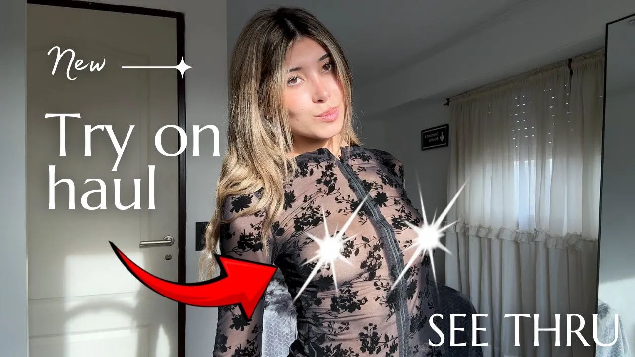 TRY ON HAUL 4K | Transparent Summer Fashion Try On Haul - YTboob