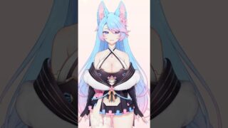 Silvervale breast jiggle (Nipples at 0:01)