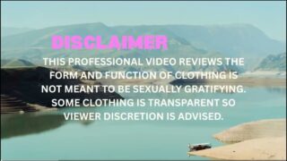 4K Transparent home Cleaning with Sheer Dress