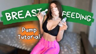 [4K] Breastfeeding Tutorial Milk Pumping Useful Tips 0:26, 0:40, 1:00