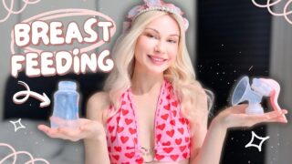 4K Breastfeeding with Chloe | 0:34, 1:11 lengthy nip and massage visibility