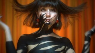 Torn 2 Body Painting (artistic nudity/documentary)