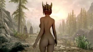 Nude Walking in Skyrim 6 at 0:02