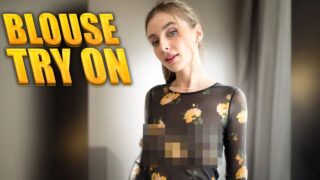 [4K] Josephine Very Transparent Blouse | no bra or panties, 0:17, 0:33