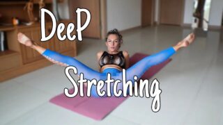 4K Transparent stretching in the sheer outfits with Kriss Kiss 0:00