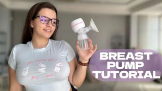 4K Breastfeeding Pump With Kate 0:28, 0:58 great tits