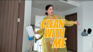 [4K] Raincoat Try-On Cleaning Haul