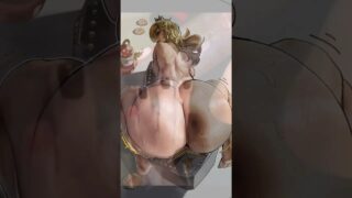 Barely visible blowjob