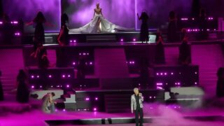 Topless girls on stage : uncover at 1:15
