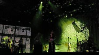 “Heilung” topless woman on stage (at least ) at 22:40