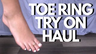 Steph Myers toe rings try on haul 0:00 For you feet guys
