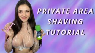Another vulva shaving tutorial