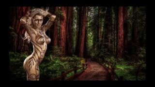 Nude Bodypaint photoshoot met Kelly van Hoorde from 0:09
