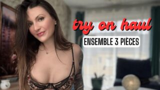 Try-On Haul – Lingerie (très) Transparente 😗 areola slips from :27 and on