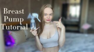 Breastfeeding Pump Tutorial [4K] 0:35 long pumping session