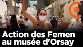 Action Femen au musée d’Orsay (13 septembre 2020, Paris)