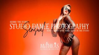 Studio Dance Photography | BEHIND THE SCENES | How I make a white background red | Three-Light setup – 0:01