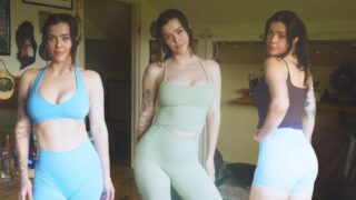 SPORTS BRAS & LEGGINGS (Try-on Haul) Fiona Clare 4:25 random panties try on no nudity