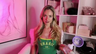 hot blonde pumping nip @ 3:36