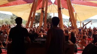 Topless girl dancing in boom festival from 1:38 and many girls there