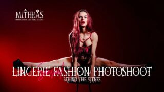 Lingerie Fashion Photoshoot with a Dancer | BEHIND THE SCENES | How I shoot in Red Background – 6:00