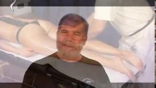 Sweet oiled tits at 0:28 and 0:54 during massage