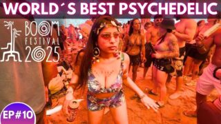 Boobs at boom festival at 11:10, 13:44 and 14:23