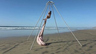 Nude Beach Aerial Silks